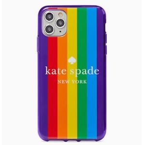 kate spade iPhone 11 Pro Max Rainbow Logo Phone Case